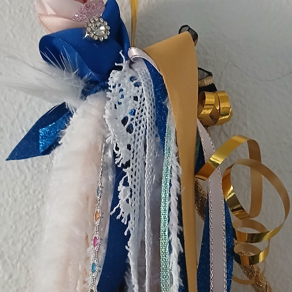 ♡✨️🌹MAGICAL ETERNAL ROSE🌹✨️♡ Satin Rose Wand-Tassle! 🪄